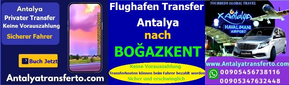 Transfer vom Flughafen Antalya besten Preis zum Belek